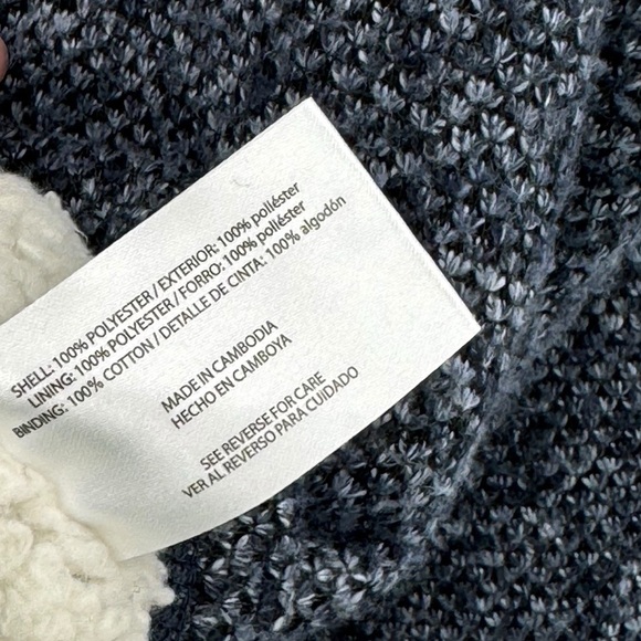 Men’s Orvis Sherpa Lined Pullover 1/4 Neck Sweater Navy Blue Classic Fit | Sz M - Picture 6 of 7